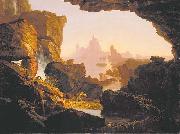 Thomas Cole Subsiding of the Waters of the Deluge painting